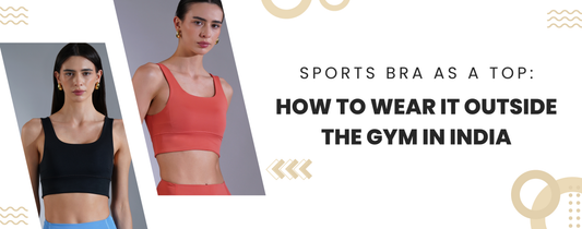 Sports bra as a top