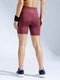 Ascent Edge Shorts 6” – Women’s High Waist Training Shorts Mulled wine