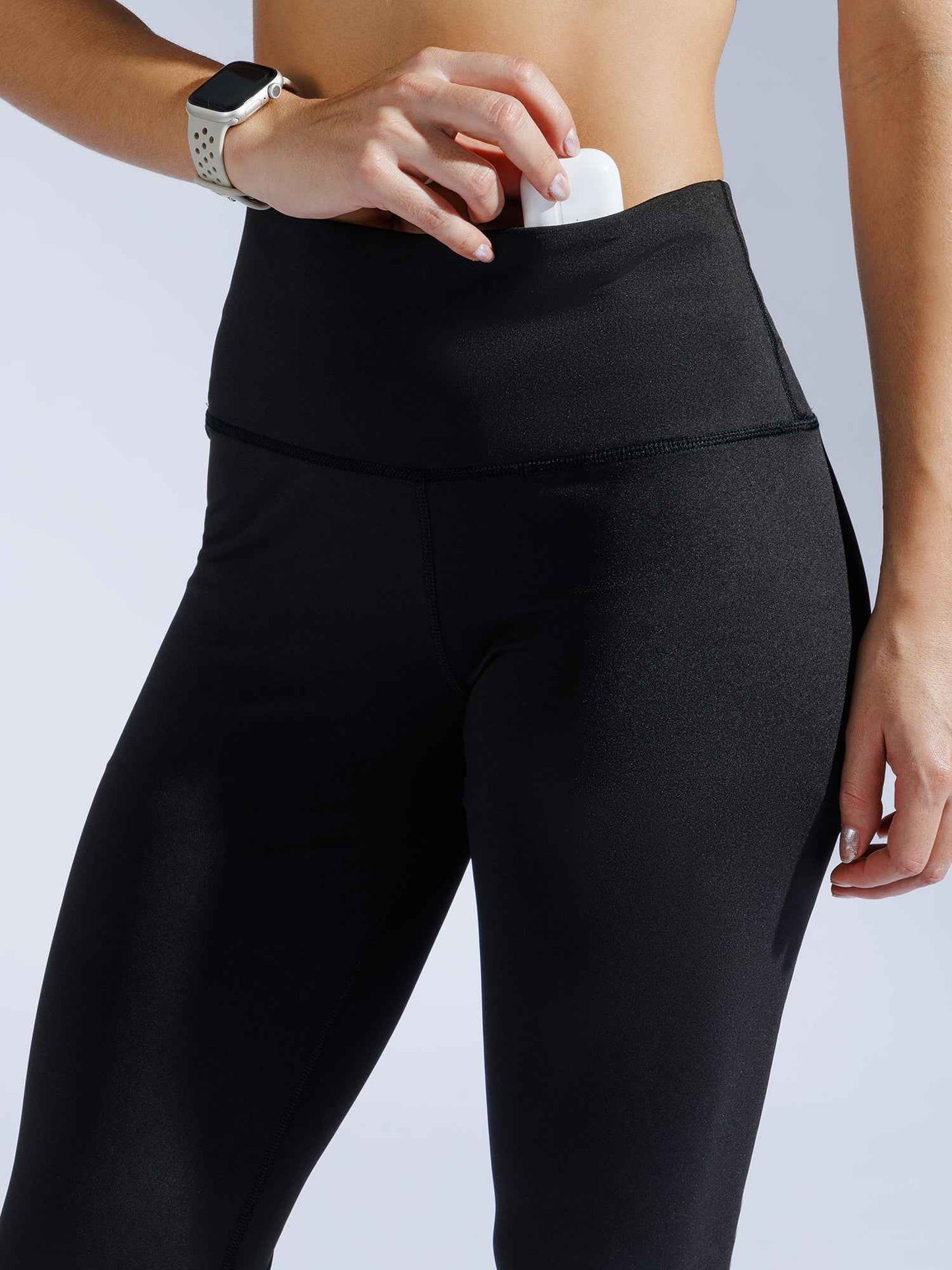 Cloud Stride Black Gym Flared Pants – Soft Stretch Activewear