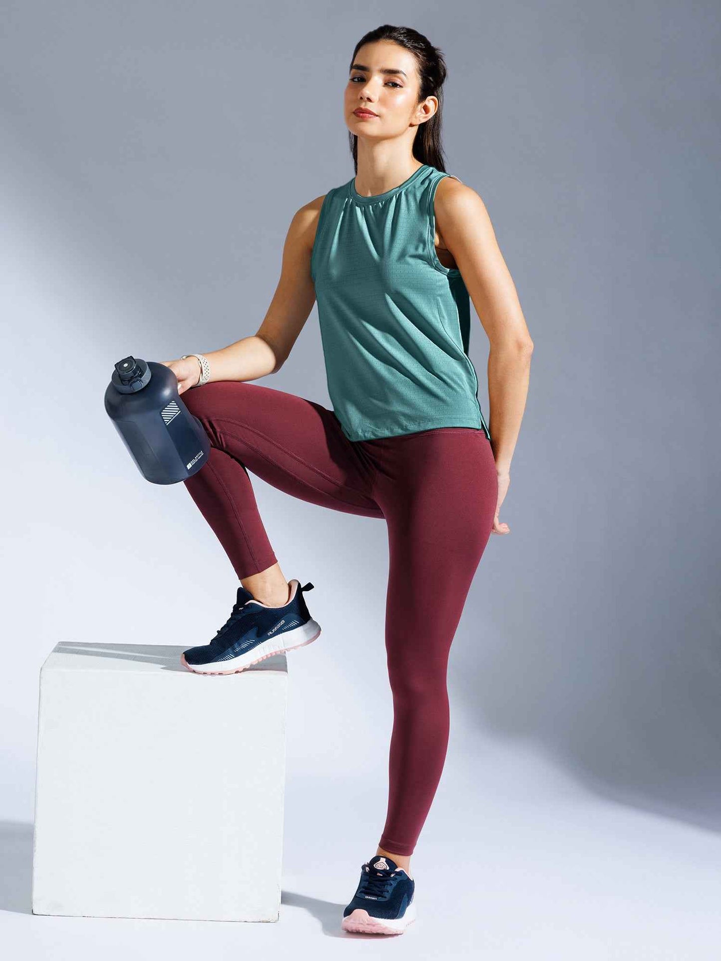 Calmflex Tank – Breathable Women’s Workout Tank Top Forest Green