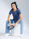 Cloud Stride Tee Grey Blue