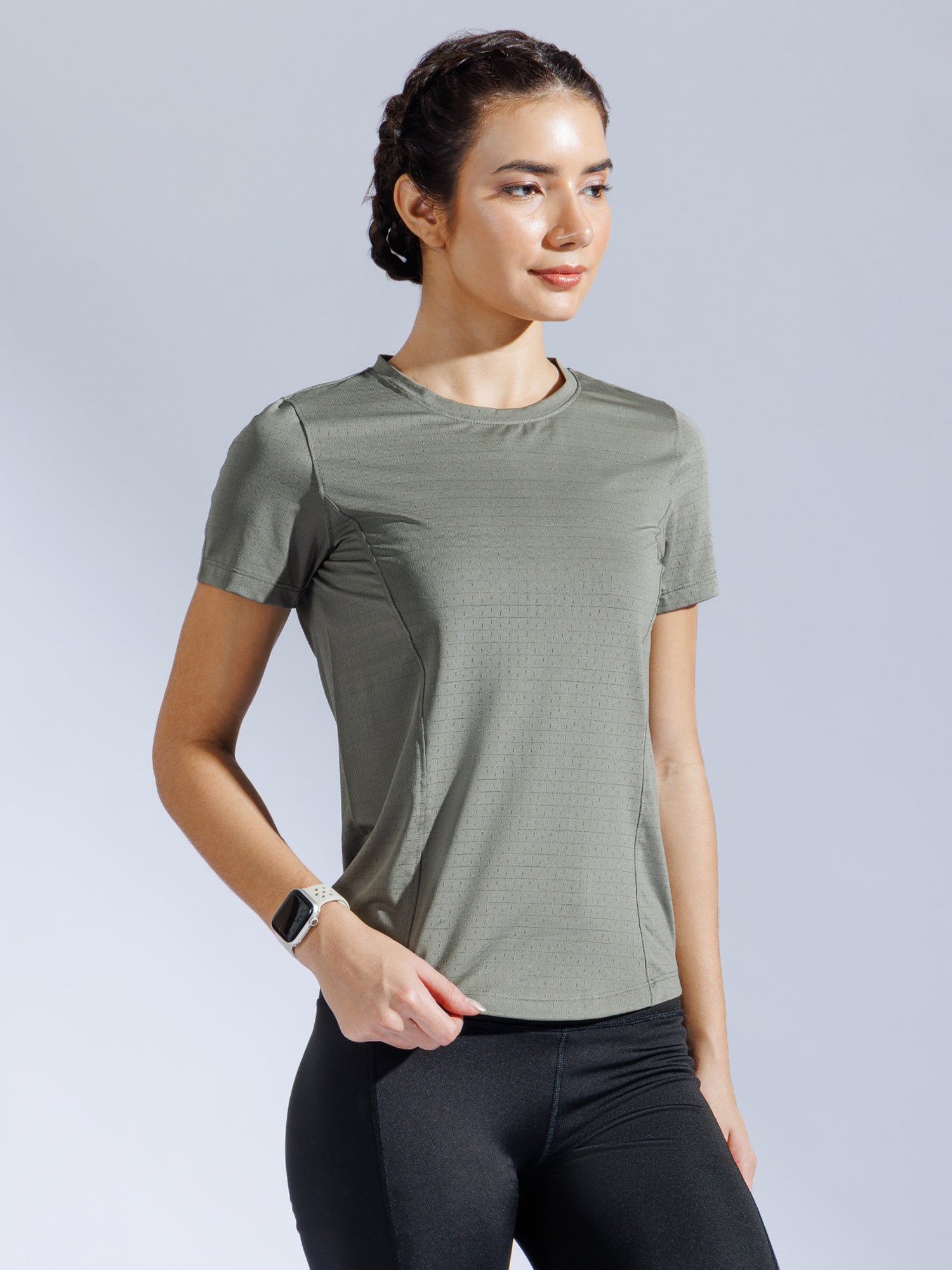 Momentum Tee Ash Green