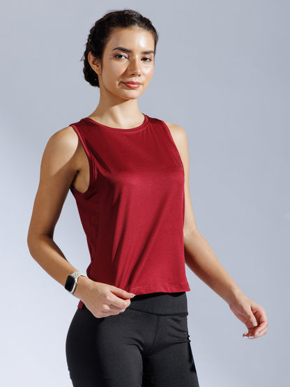 Calmflex Tank Maroon