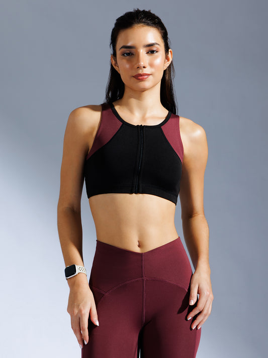 Elevate Fit Bra Mulled wine