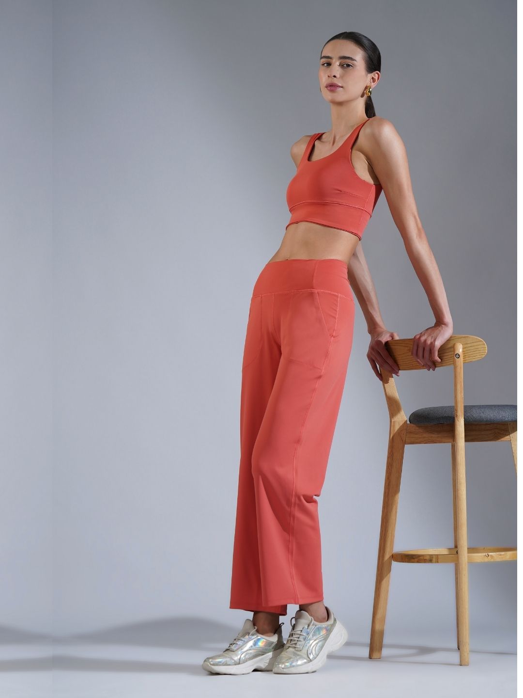 Soft focus pant- Black Peach