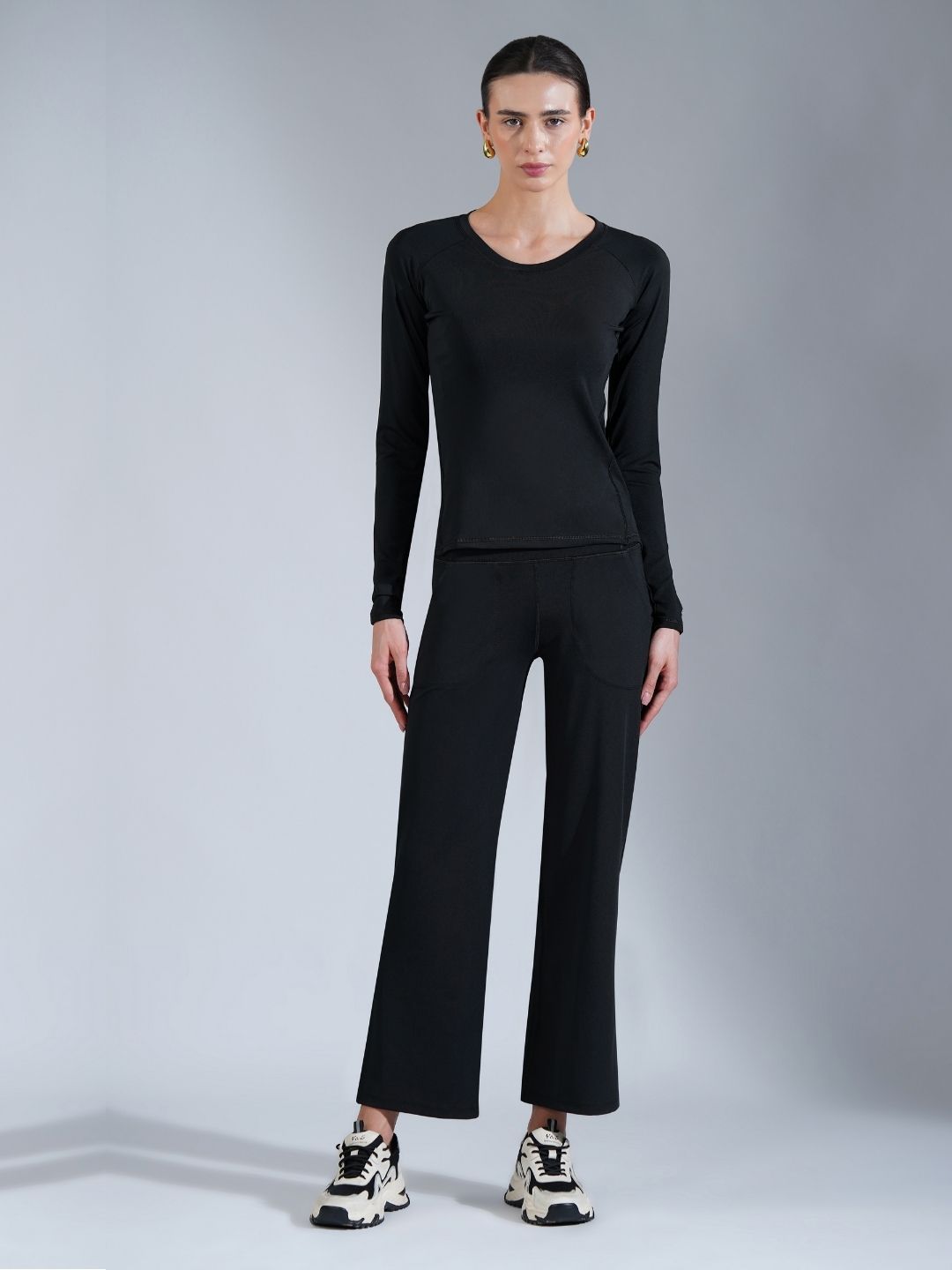 Core Compression full sleeve- Peach Black