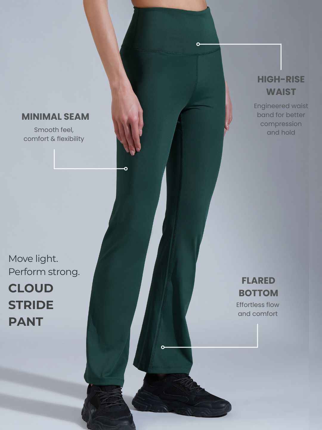 Cloud Stride Pants Dark Green