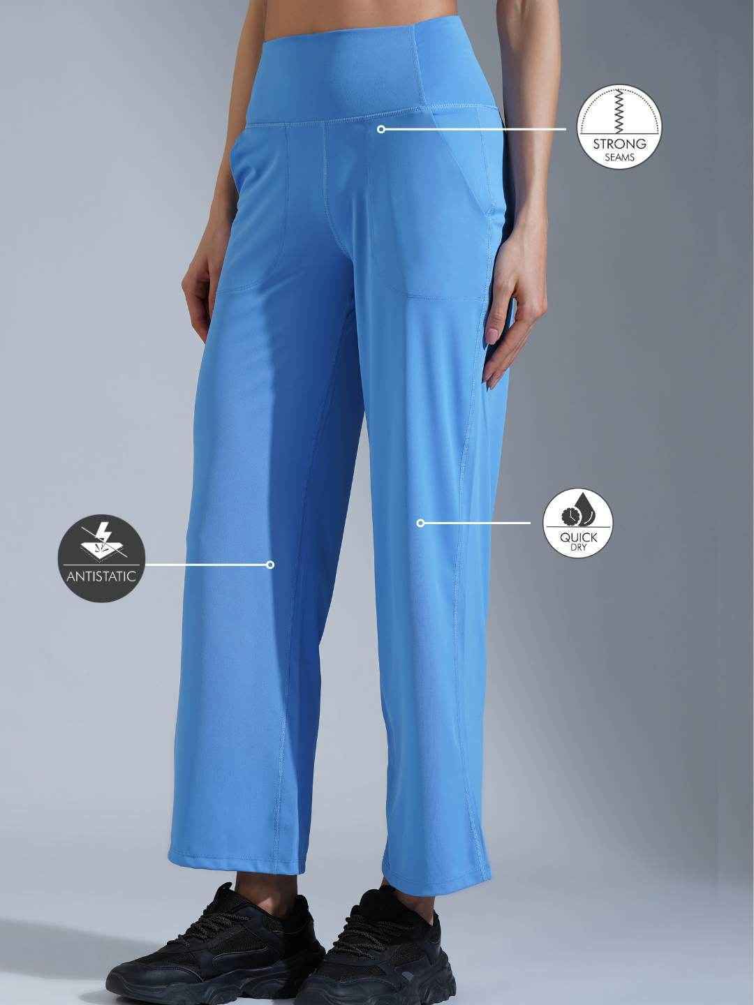 Soft focus pant- Black Sky Blue