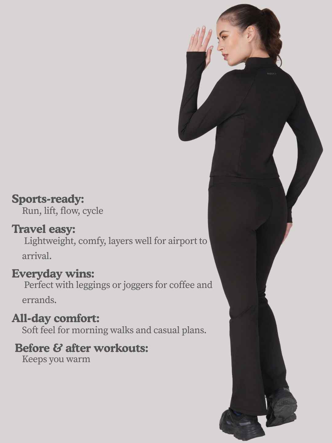 Cloud Sports Jacket Black