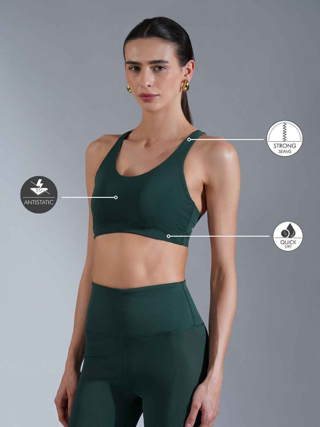 Cloud Bra Dark Green