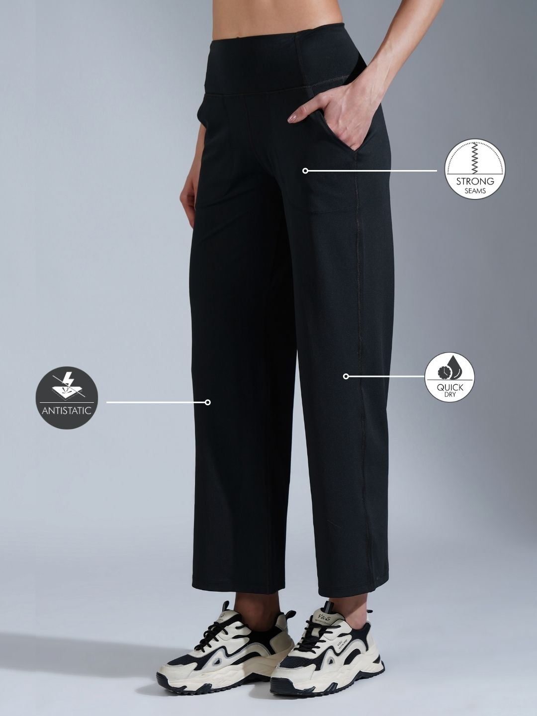 Soft focus pant- Black Black