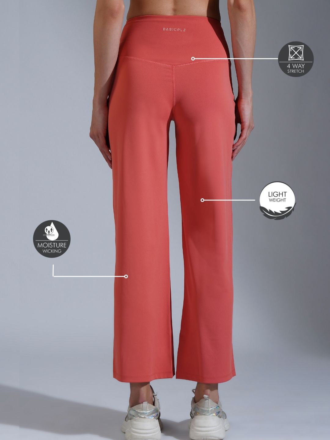 Soft focus pant- Black Peach