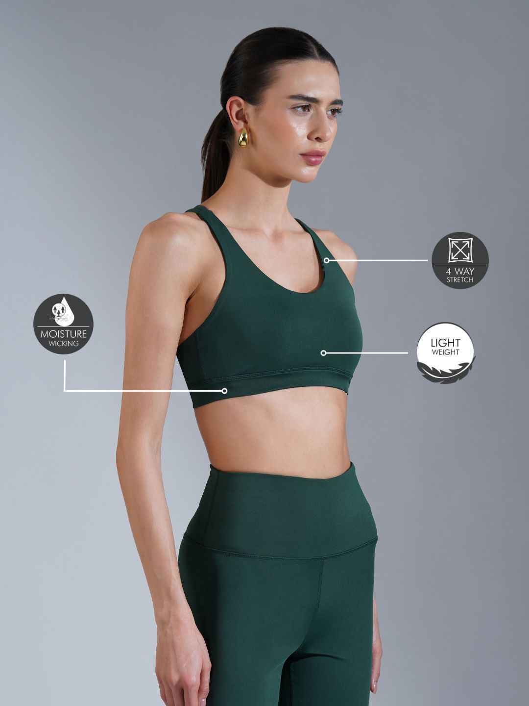 Cloud Bra Dark Green