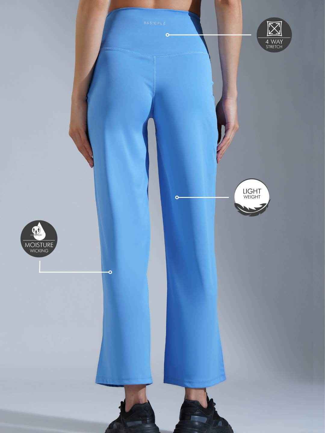 Soft focus pant- Black Sky Blue