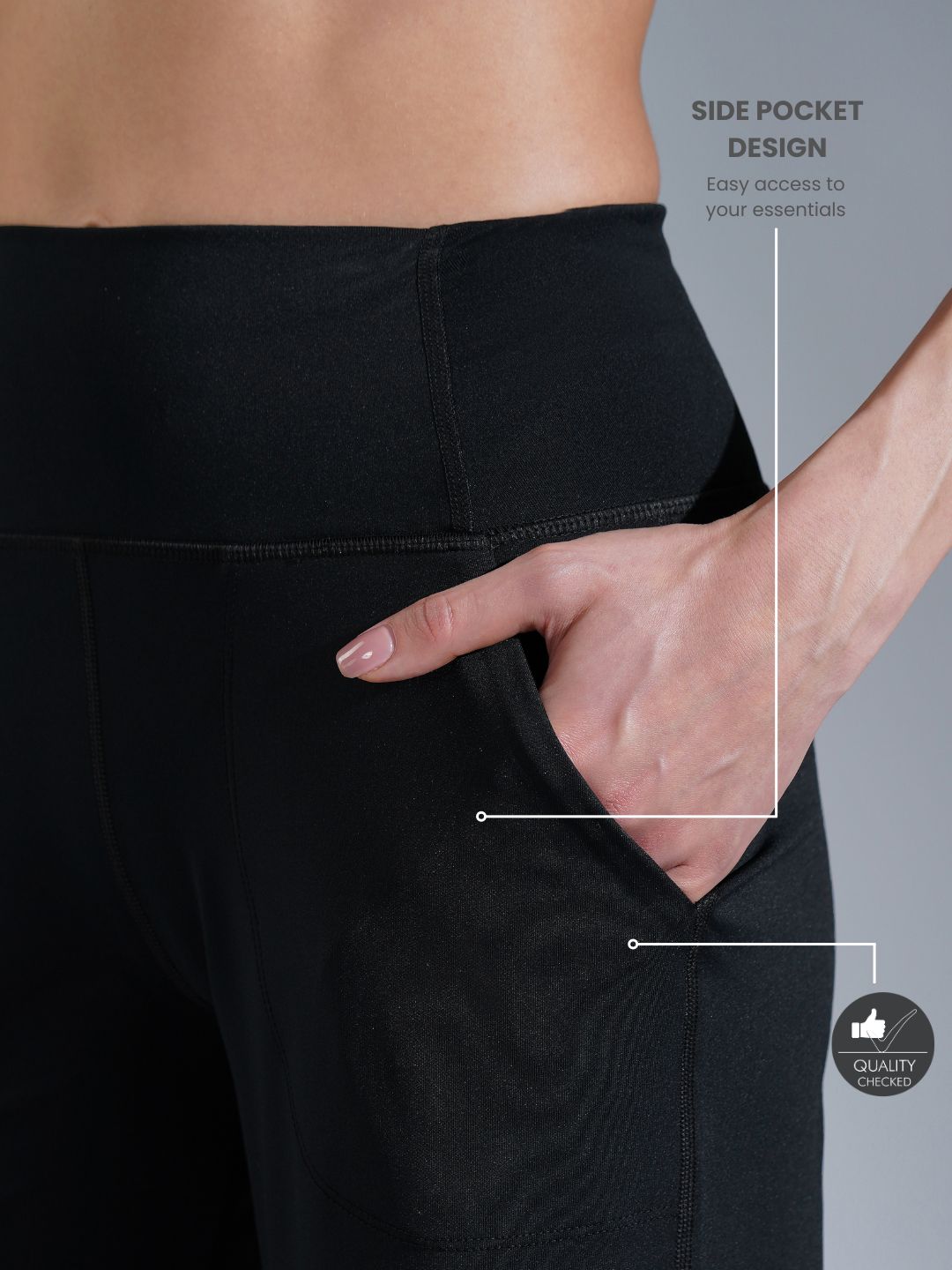 Soft focus pant- Black Black