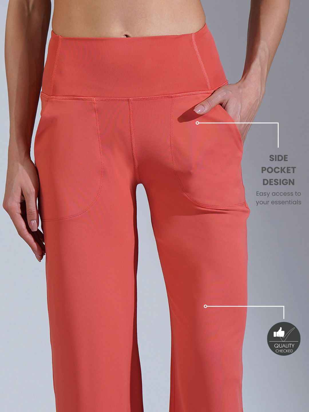 Soft focus pant- Black Peach