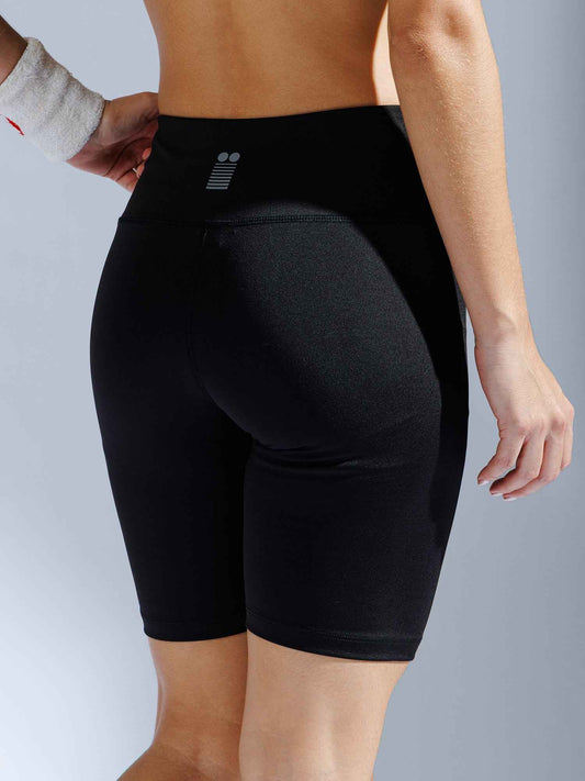 All ascent edge shorts 8” – Women’s High-Rise Training Leggings Black
