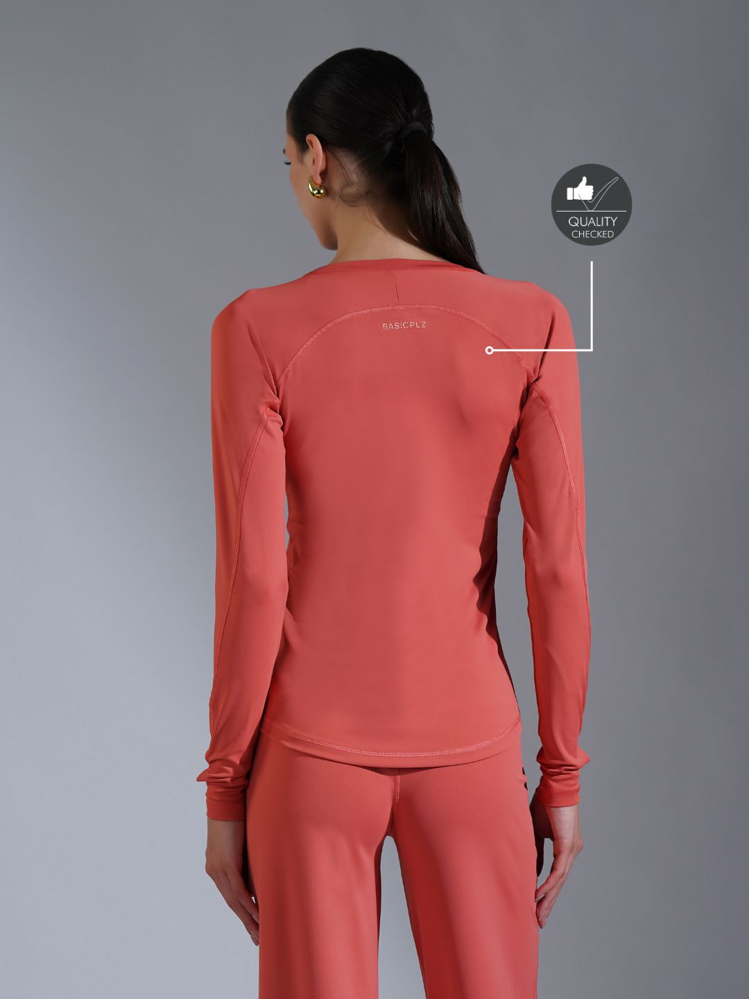 Core Compression full sleeve- Peach Peach